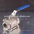 high quality stainless steel floating ball valve